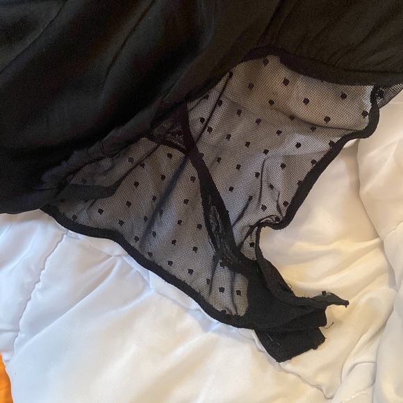 Free People Black Tie Strap Bodysuit - Picture 6 of 6